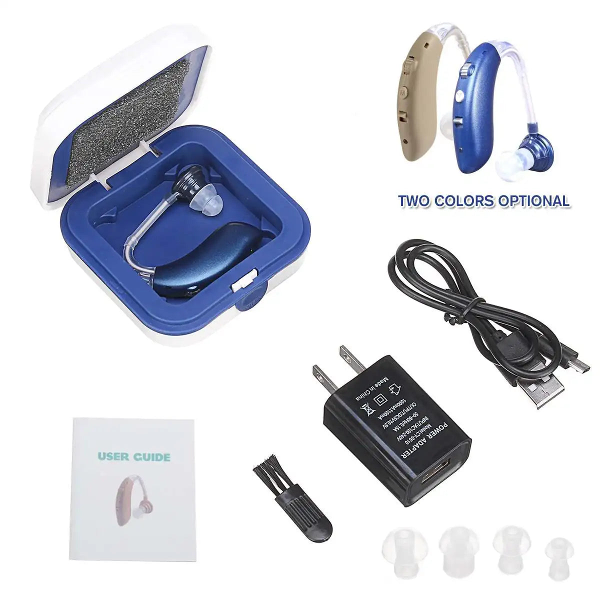 Bluetooth Rechargeable Hearing Aid - MASS FABRICATIONS