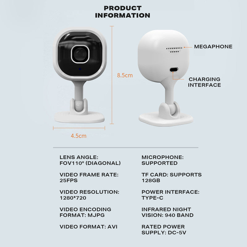 1080P WiFi Smart Indoor Security Camera