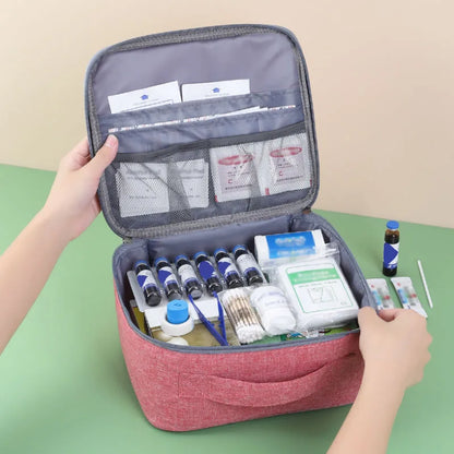 Large Capacity First Aid Kit Home Medicine Storage