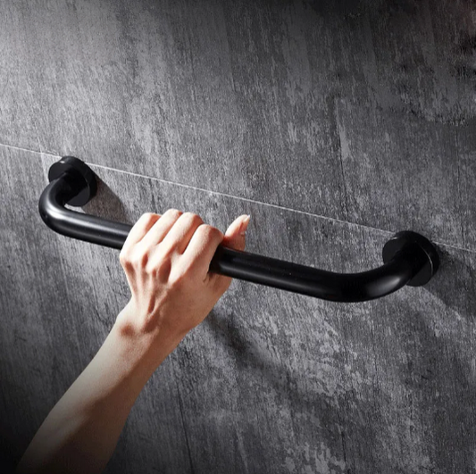 Black Shower Grab Bar - SENIOR CONSULTING AUSTRALIA