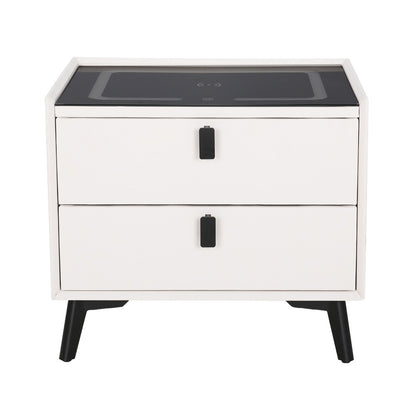 Smart Bedside Table with Wireless Charging