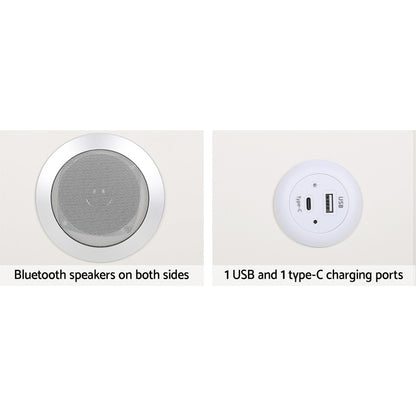 Smart Bedside Table with Wireless Charging