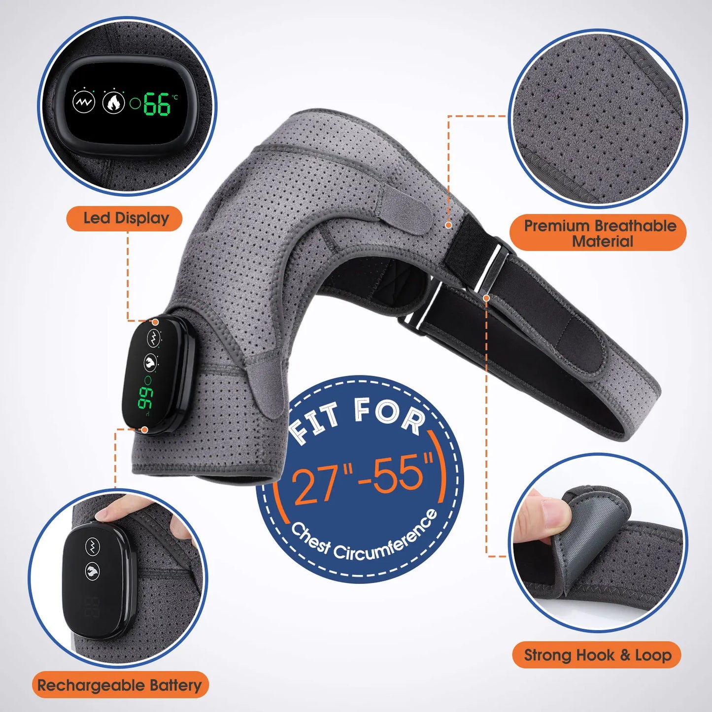 Heating Therapy Shoulder Brace - SENIOR CONSULTING AUSTRALIA