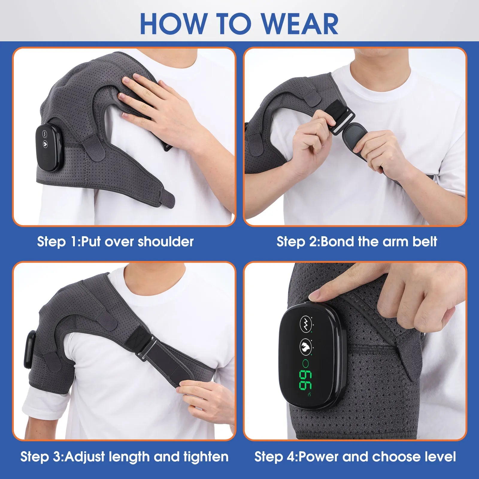 Heating Therapy Shoulder Brace - SENIOR CONSULTING AUSTRALIA