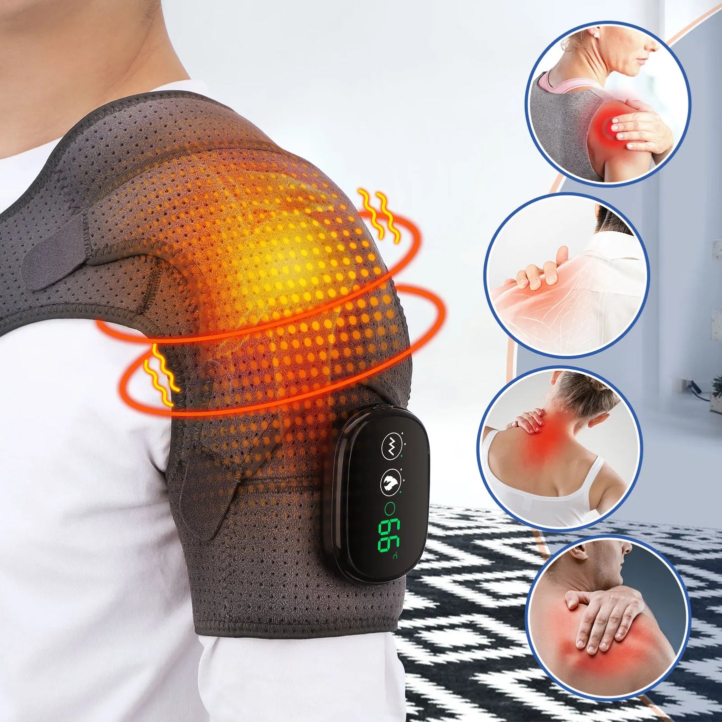 Heating Therapy Shoulder Brace - SENIOR CONSULTING AUSTRALIA