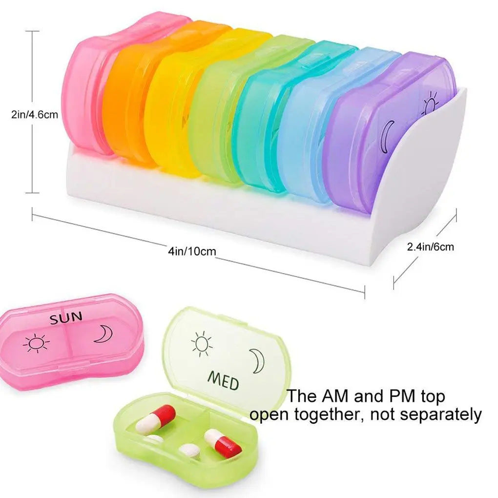 7 Day Pill Storage Organizer - SENIOR CONSULTING AUSTRALIA