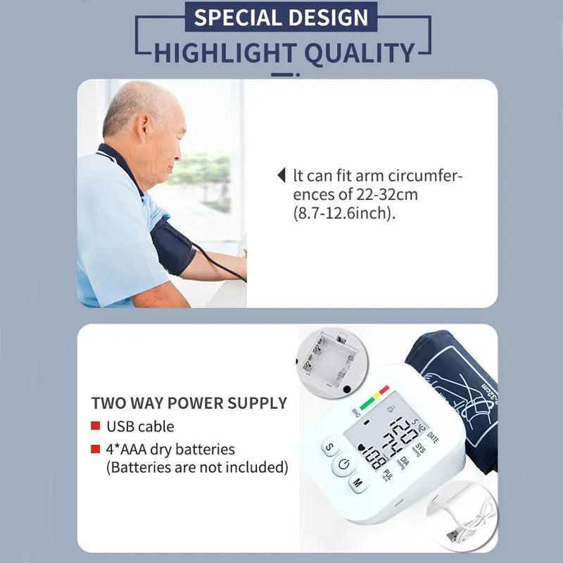 Automatic Digital ARM Blood Pressure Monitor - SENIOR CONSULTING AUSTRALIA