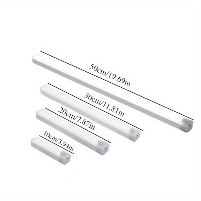 Magnetic LED Motion Sensor Light Strip – 4-Pack, 3-Colour