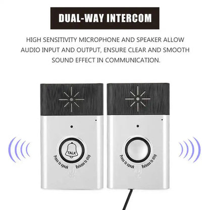 Wireless 2-Way Intercom Doorbell System