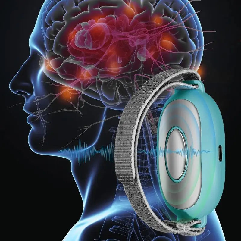 Microcurrent EMS Sleep Aid Device – Blue