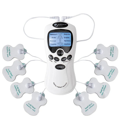 Electric EMS TENS Pulse Massager – 8 Pads, 8 Modes