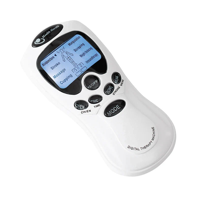Electric EMS TENS Pulse Massager – 8 Pads, 8 Modes