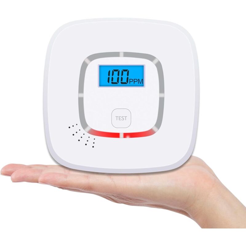 Carbon Monoxide Detector – Battery Operated with Digital Display & Dual Alarm
