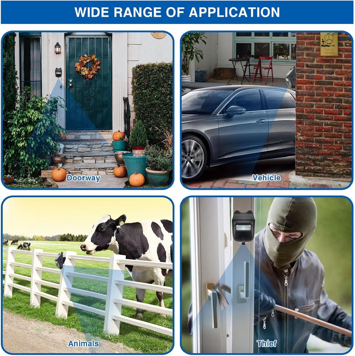 Solar Driveway Alarm – Wireless Weatherproof Infrared Detector