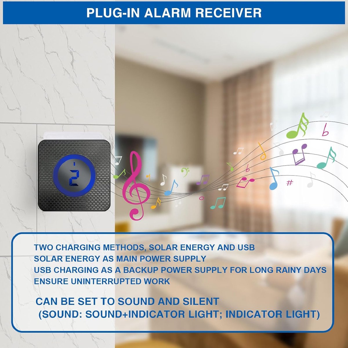 Solar Driveway Alarm – Wireless Weatherproof Infrared Detector