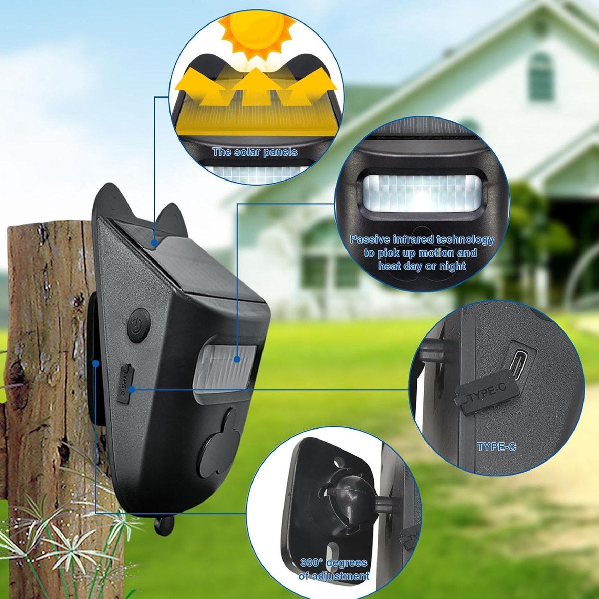 Solar Driveway Alarm – Wireless Weatherproof Infrared Detector