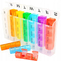 7 Day Pill Organiser – 28 Compartments, 4 Daily Doses, Easy-Open Design