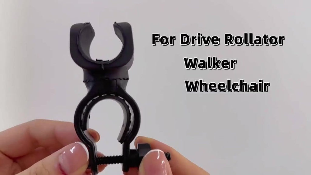 Universal Cane & Crutch Holder 4-Pack – 360° Rotation