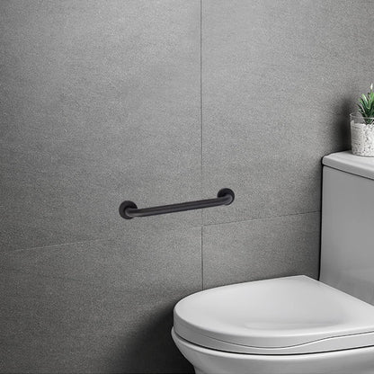 Matte Black Wall Grab Bar – 30cm