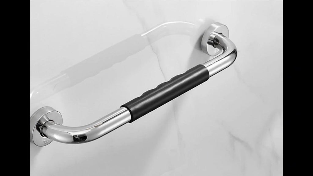 Wall Grab Bar with Silicone Sleeve – 30cm, 500lb Capacity