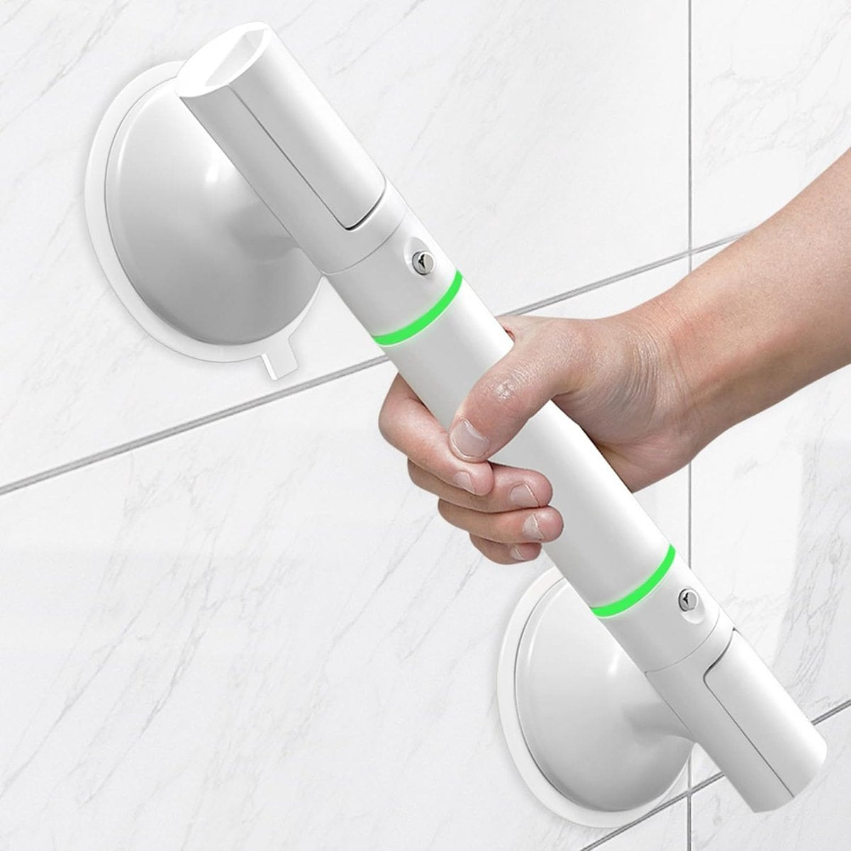 No-Drill Suction Cup Grab Bar – 35cm, Fluorescent