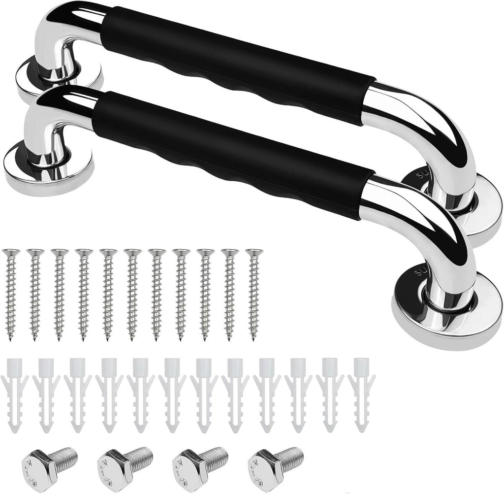 Stainless Steel Grab Bars – 2-Pack, 30cm