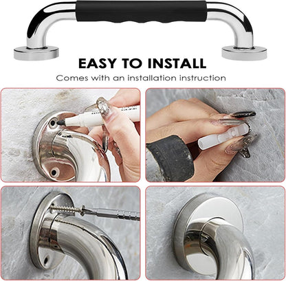 Stainless Steel Grab Bars – 2-Pack, 30cm