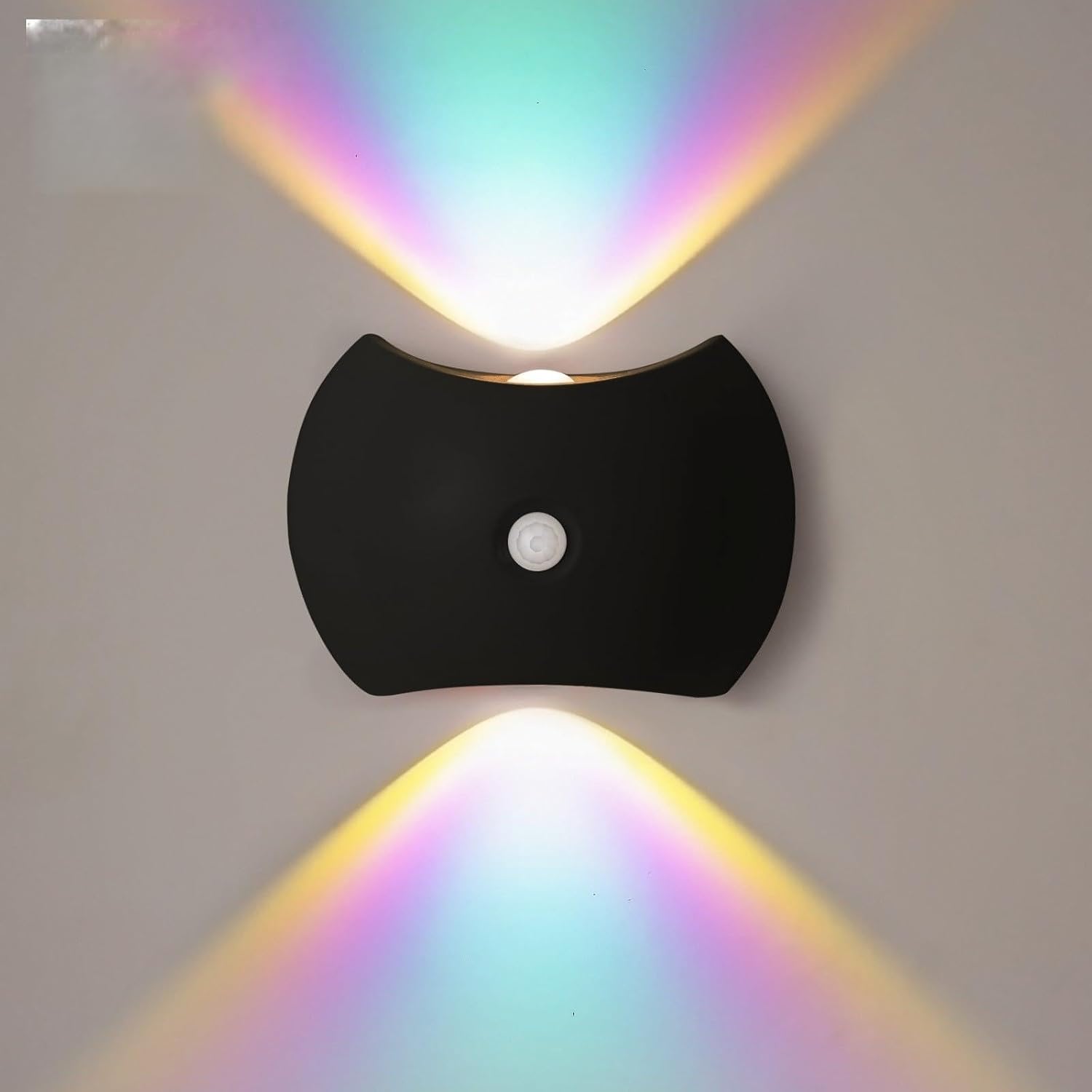 Rechargeable Magnetic Motion Sensor Wall Lamp – RGB, Black