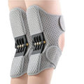Spring-Powered Knee Support Brace – Gray