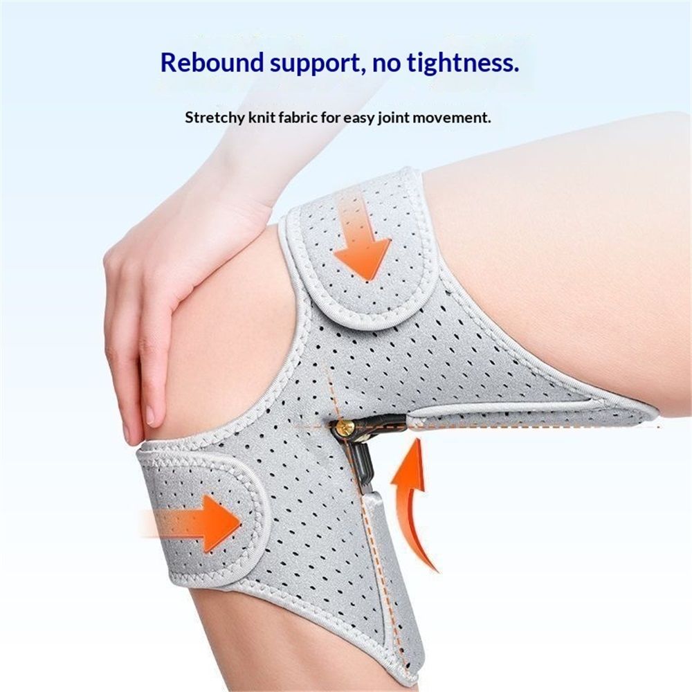 Spring-Powered Knee Support Brace – Gray