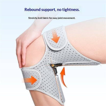 Spring-Powered Knee Support Brace – Gray