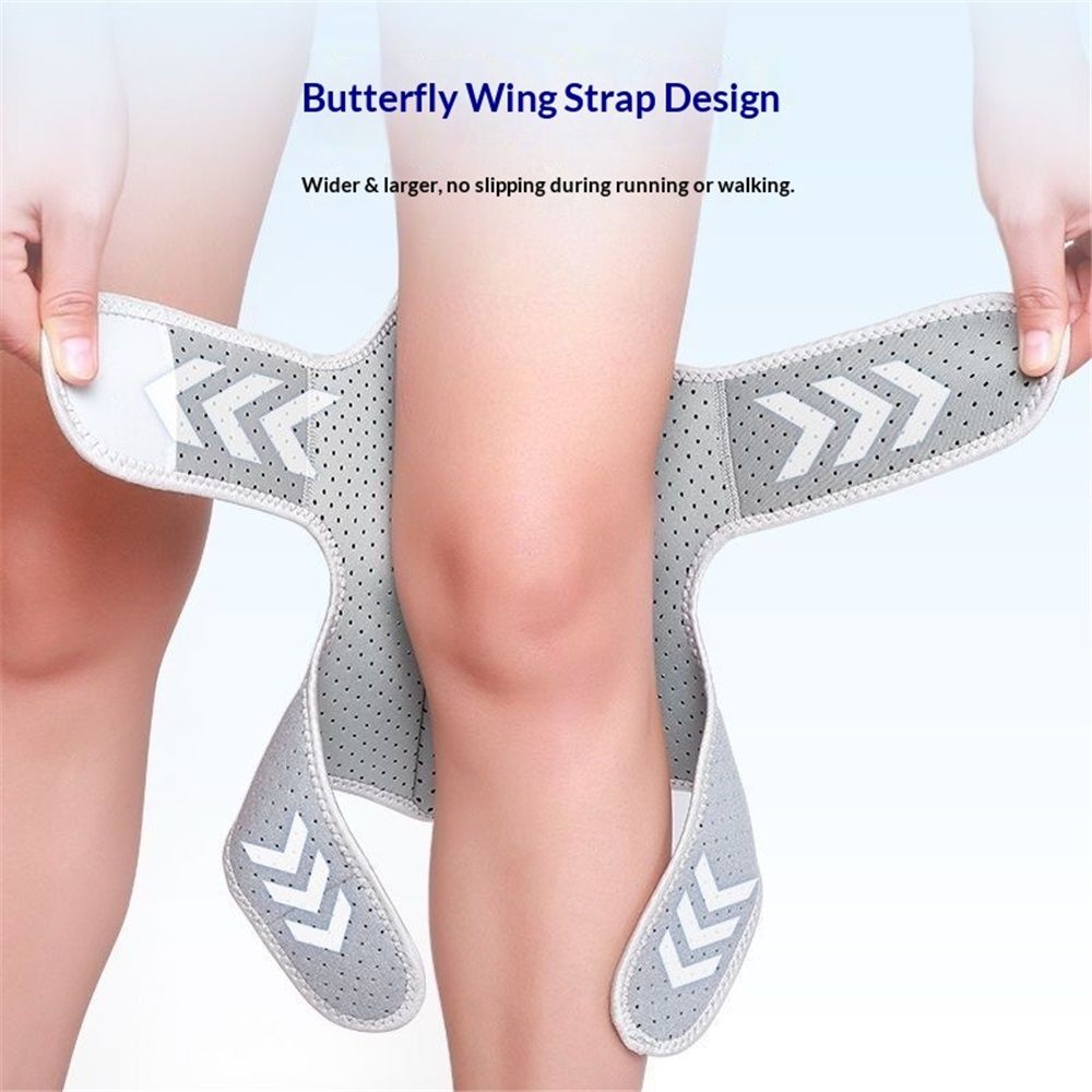 Spring-Powered Knee Support Brace – Gray