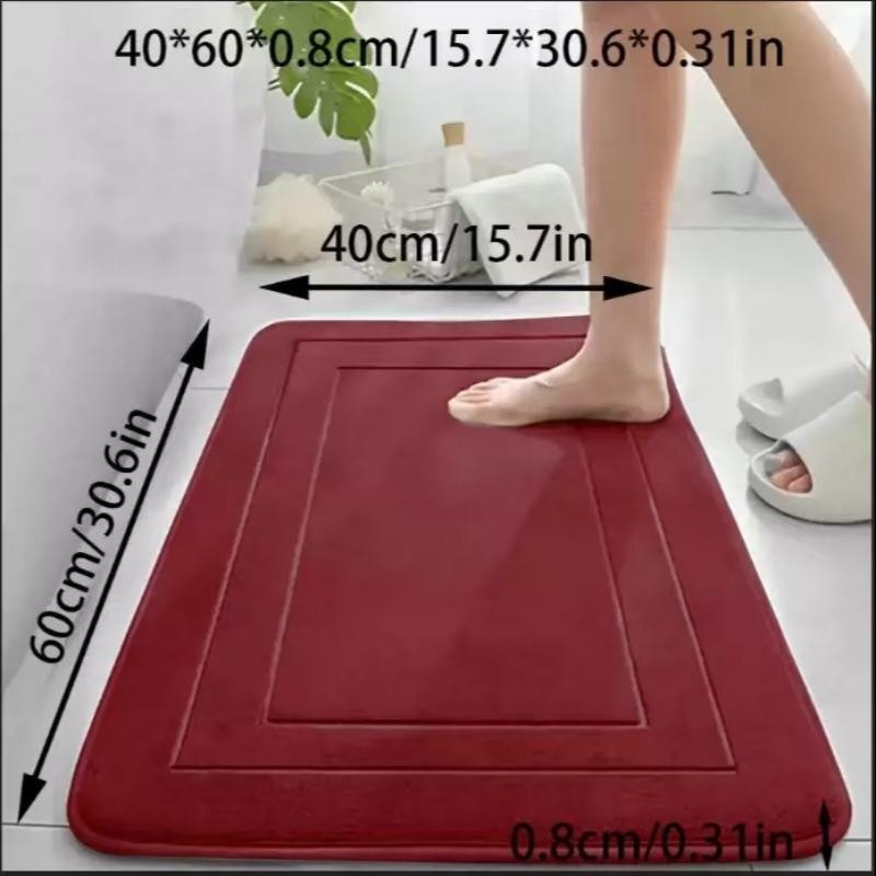 Grey Geometric Pattern Anti-Slip Bath Mat