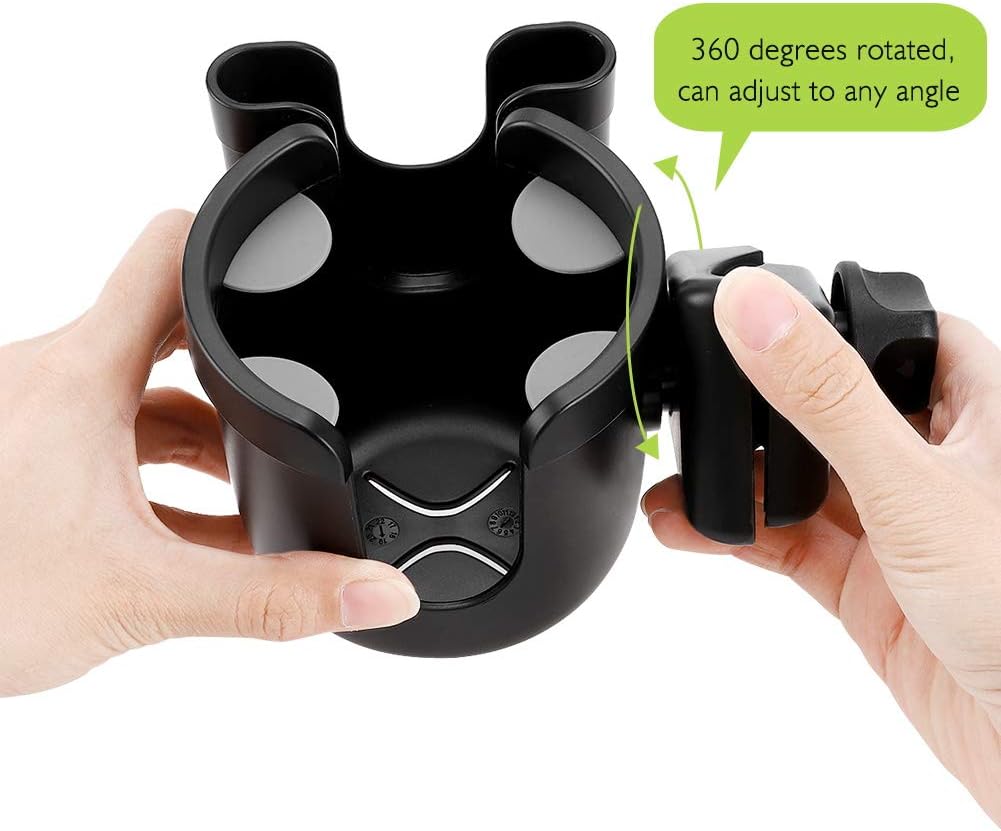 2-in-1 Walker Cup & Phone Holder – Universal Clip-On