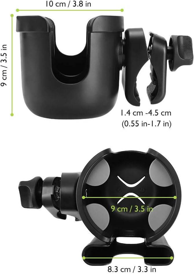 2-in-1 Walker Cup & Phone Holder – Universal Clip-On