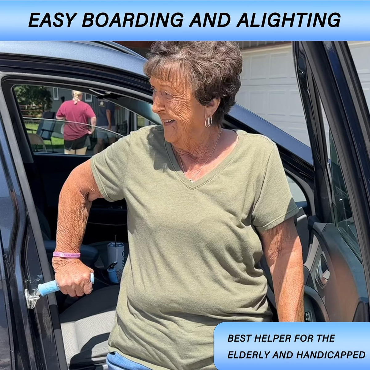 Car Door Handle Assist for Seniors – 2-Pack, 450lb Capacity