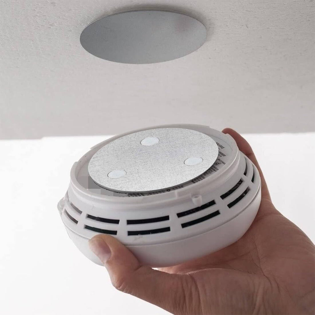 Magnetic Smoke Detector Mounting Pads – No-Drill Install (3-Pack)