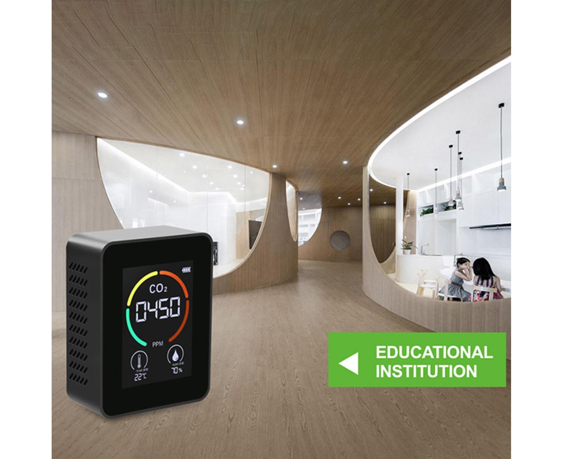 CO2 Detector with LED Display & Infrared Sensor – Real-Time Air Monitor