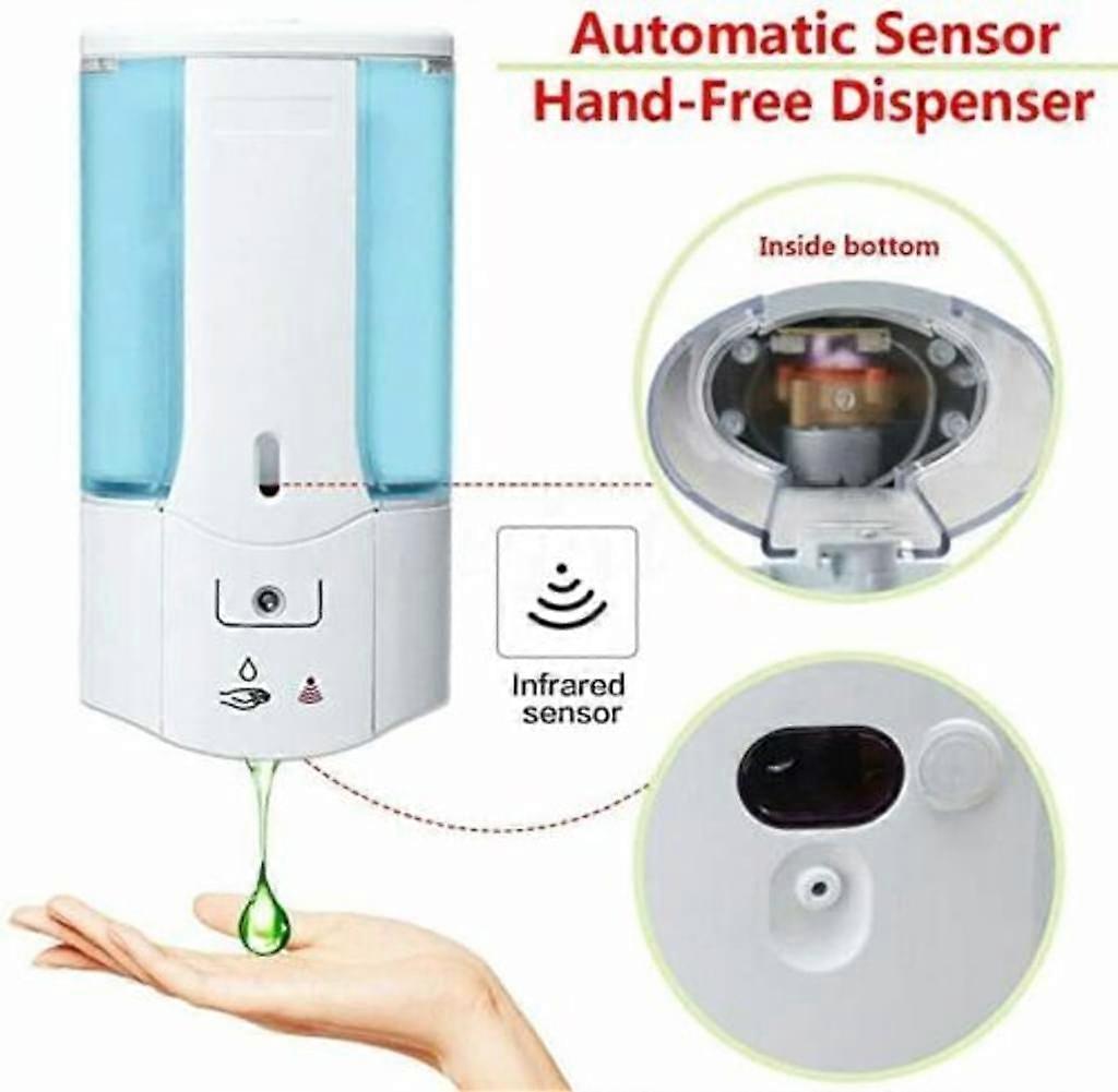 Wall-Mounted Automatic Sanitizer Dispenser – 450ml Infrared Sensor, Touch-Free