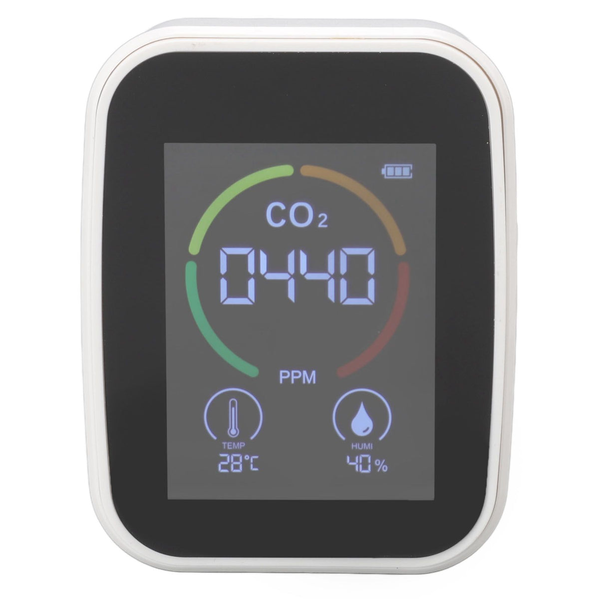Indoor Air Quality Monitor – CO2, TVOC, Temperature & Humidity