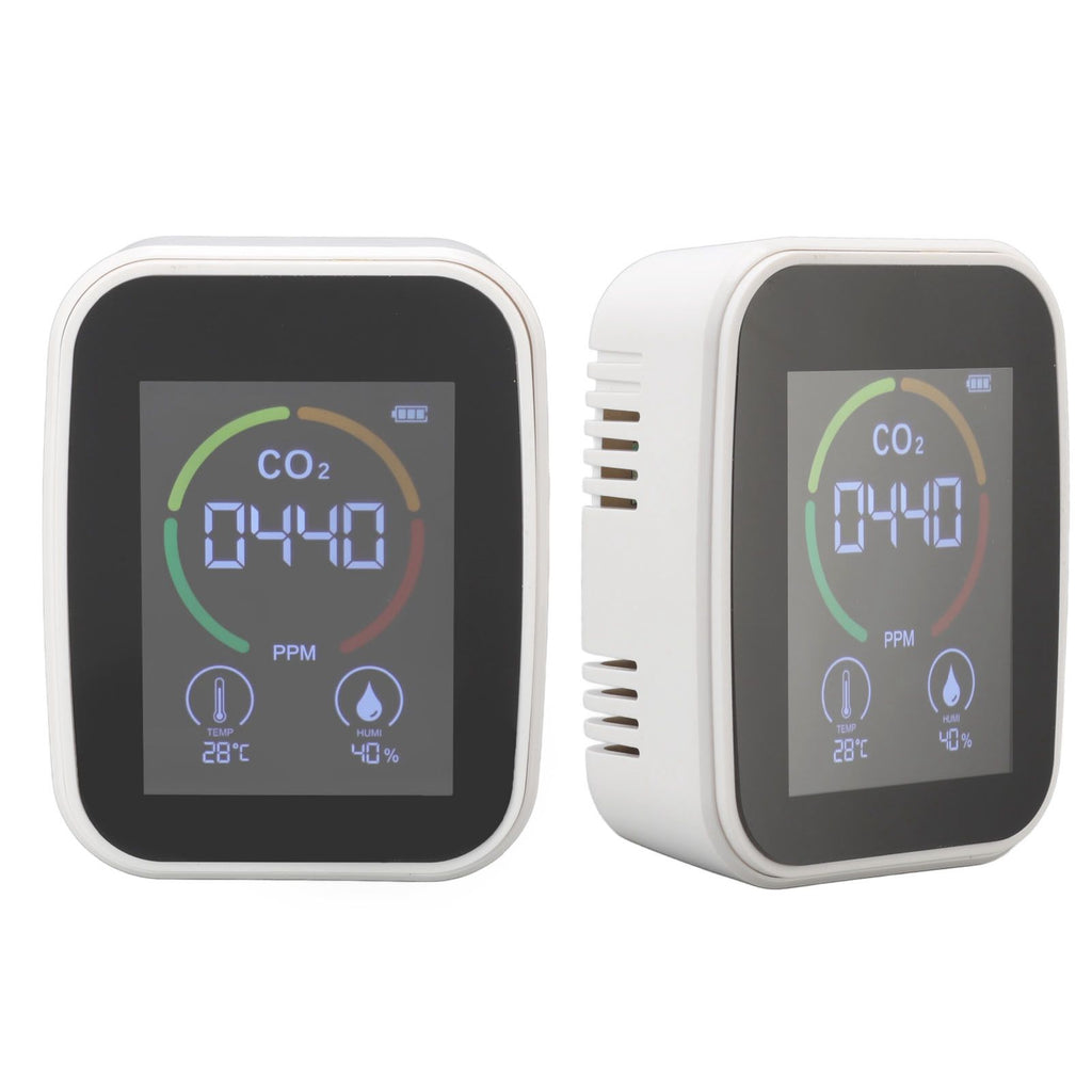 Indoor Air Quality Monitor – CO2, TVOC, Temperature & Humidity