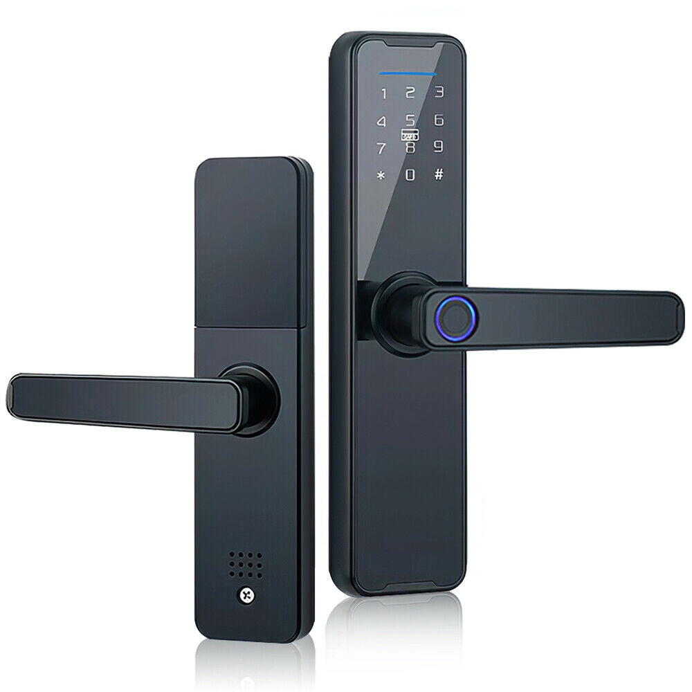 Smart Digital Door Lock – Fingerprint, App, Key, & Password Access
