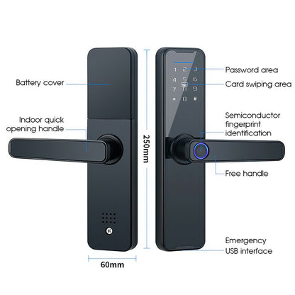 Tuya Biometric Smart Door Lock – WiFi & Multi-Access