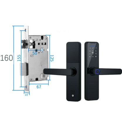 Tuya Biometric Smart Door Lock – WiFi & Multi-Access