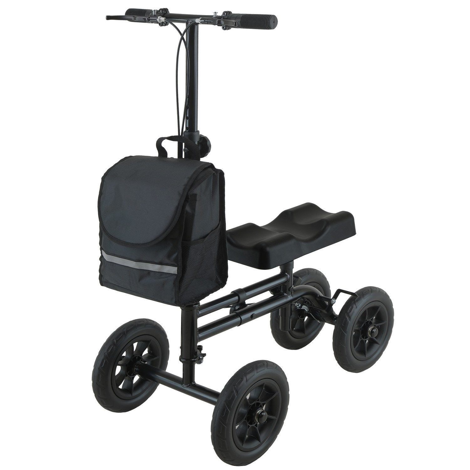 Orthonica Foldable Knee Scooter Walker – 10 inch Wheels, 136kg