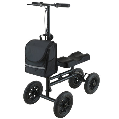 Orthonica Foldable Knee Scooter Walker – 10 inch Wheels, 136kg