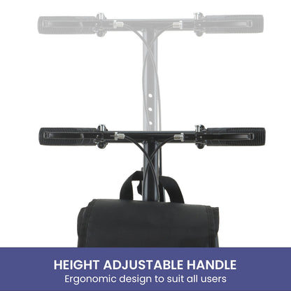 Orthonica Foldable Knee Scooter Walker – 10 inch Wheels, 136kg