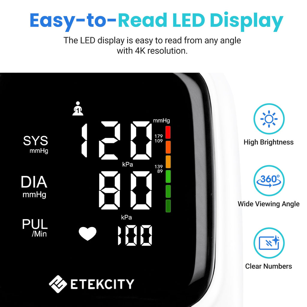 Etekcity Smart Blood Pressure Monitor – White