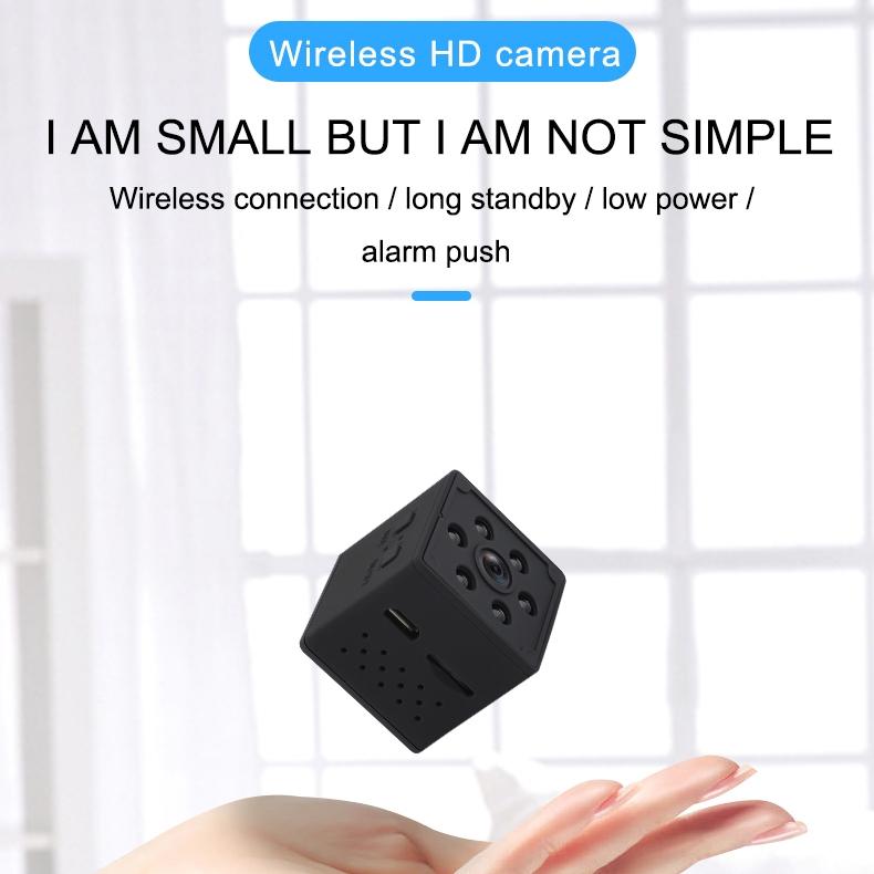 Smart WiFi Camera 1080P HD – Motion Detect, Night Vision & TF Card
