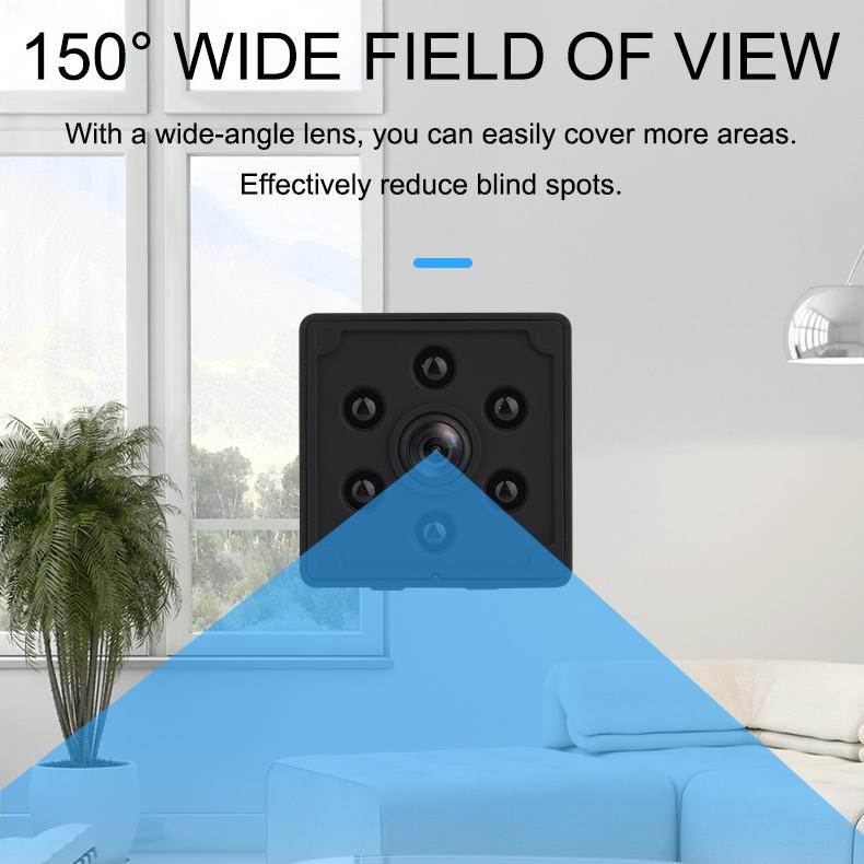 Smart WiFi Camera 1080P HD – Motion Detect, Night Vision & TF Card